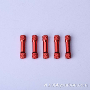 giá rẻ M3 Anodized Round knurled spacer